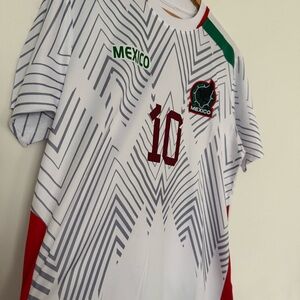 Mexico Soccer Jersey with Number 10. New